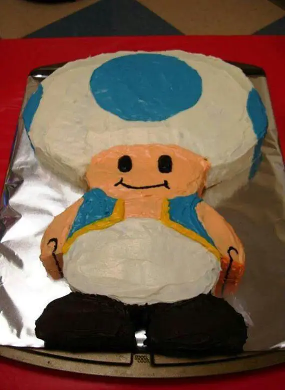 toad birthday cake