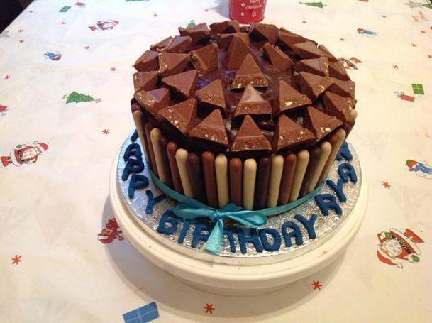 toblerone birthday cake