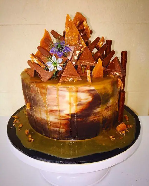 toblerone birthday cake