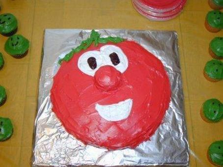 tomato birthday cake