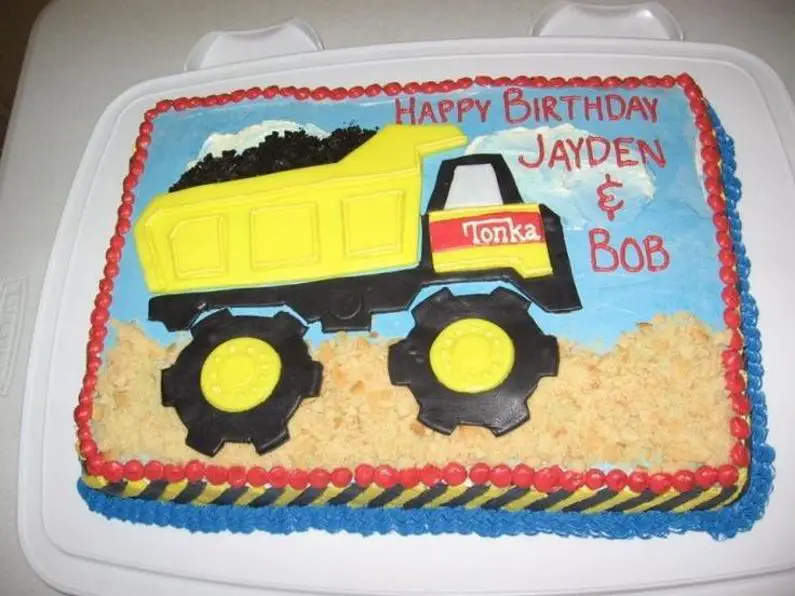 tonka truck birthday cakes