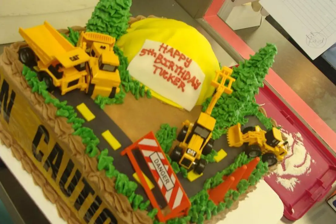 tonka truck birthday cakes