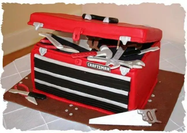 toolbox birthday cake