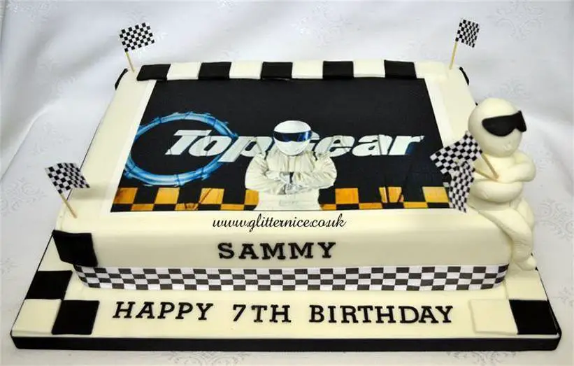 top gear birthday cake
